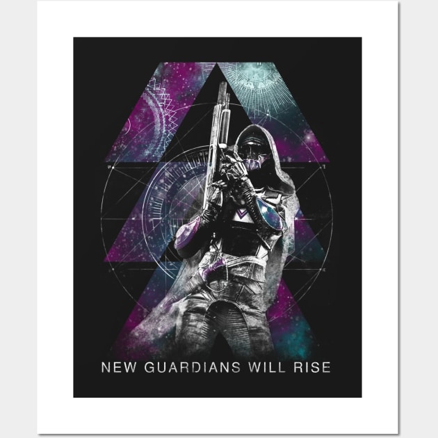 Destiny II: New Guardians Will Rise Wall Art by NebulaeTee